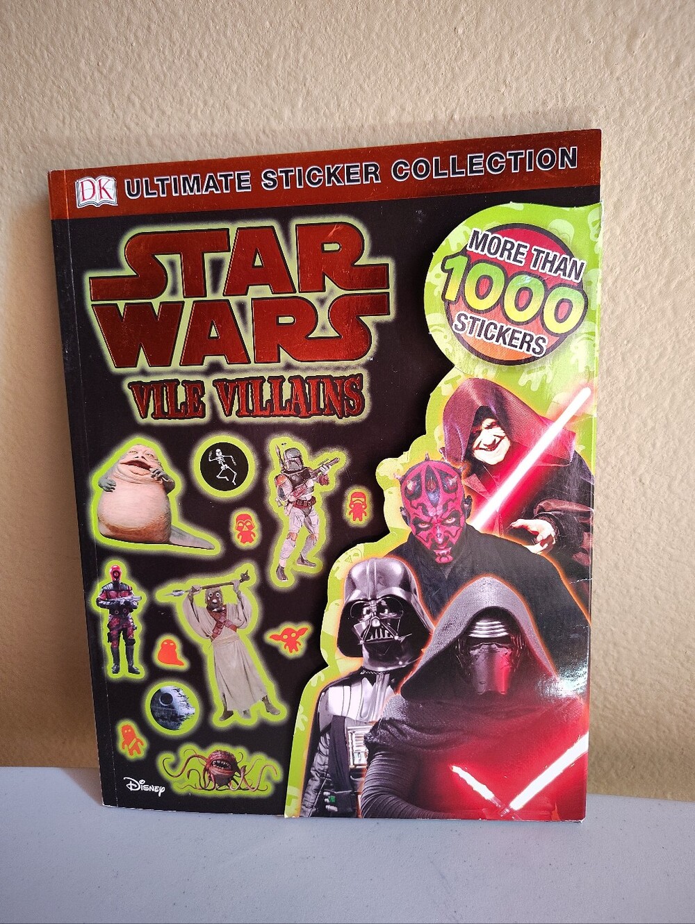 Star Wars Vile Villains Ultimate Sticker Collection DK Book Disney Over 1000 NEW
